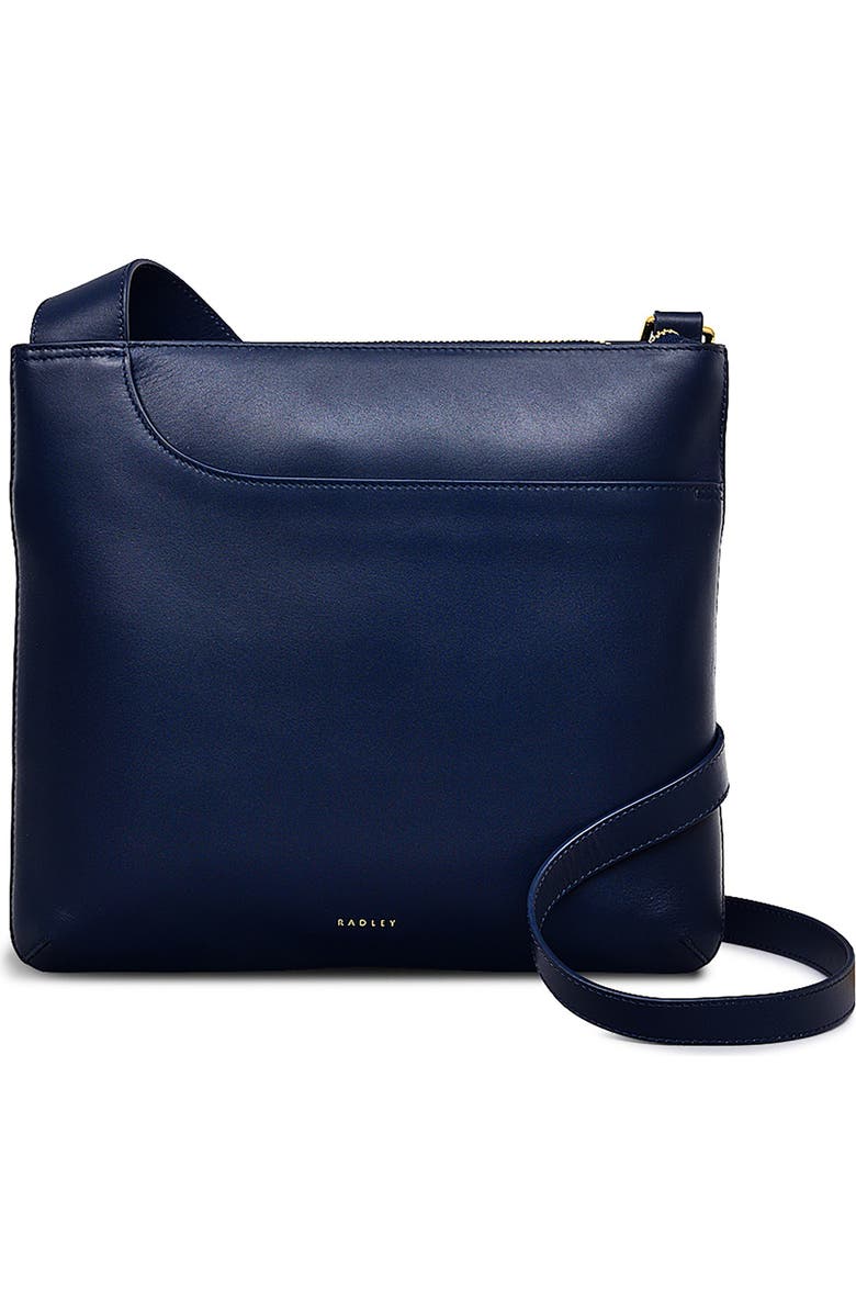 Radley Pockets Large Zip Top Crossbody Bag, Main, color, Ink