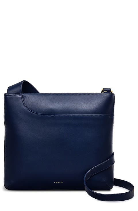 Pockets Large Zip Top Crossbody Bag