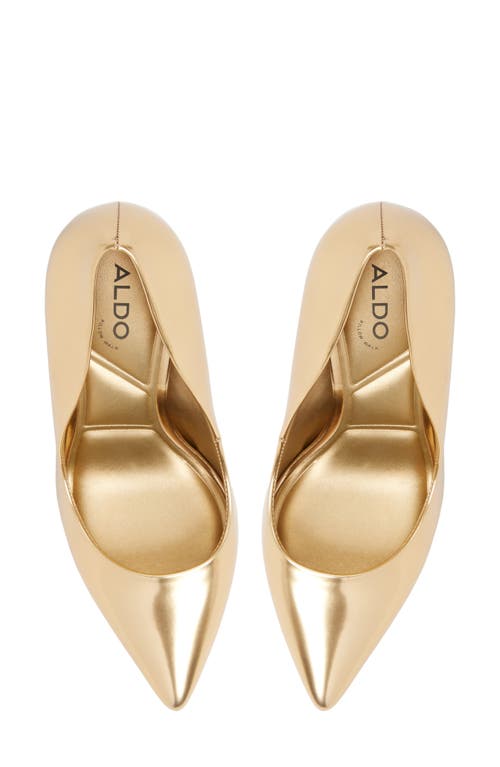 Aldo Lala Stiletto Pump In Gold