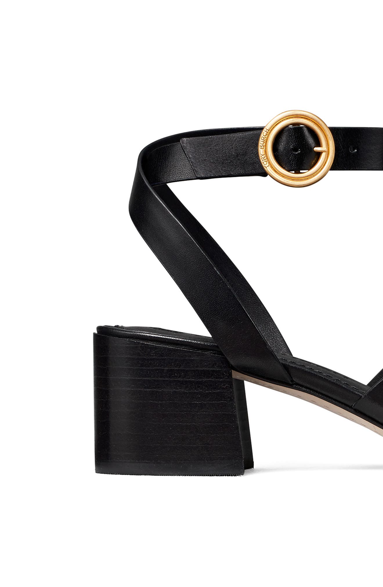 City Heel Ankle Strap Sandal, Alternate, color, PERFECT BLACK