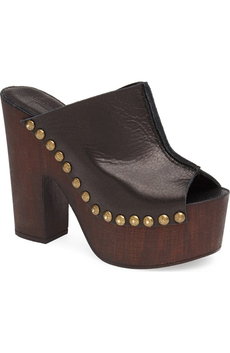 Charles David 'Sacche' Leather Clog, Main, color,