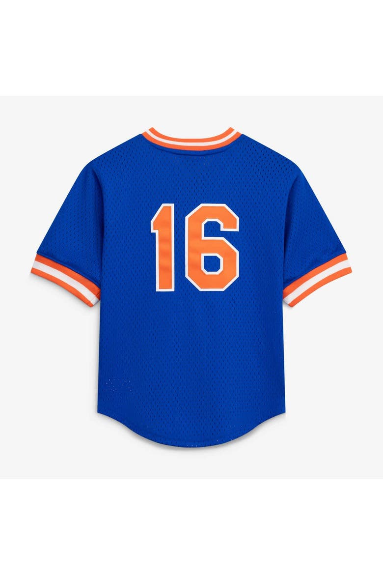 Youth Mitchell & Ness Dwight Gooden Royal New York Mets Mesh Batting Practice Jersey, Alternate, color, Royal