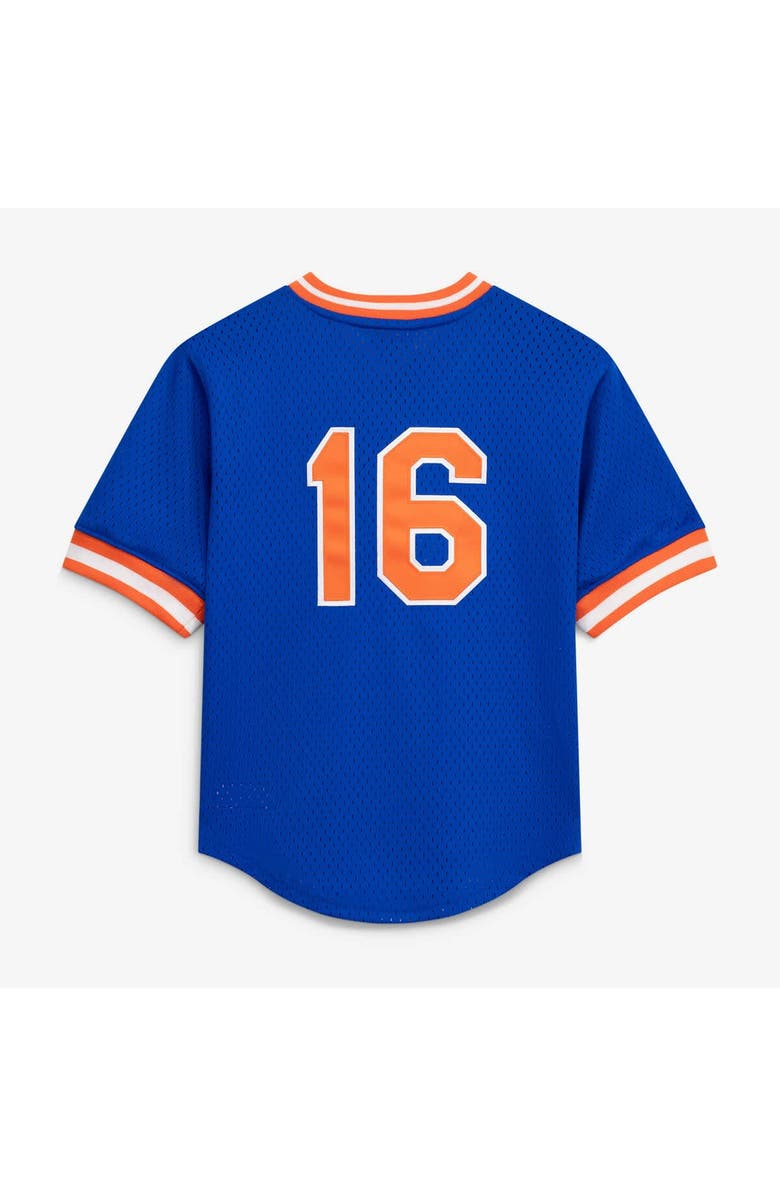 Mitchell & Ness Youth Mitchell & Ness Dwight Gooden Royal New York Mets Mesh Batting Practice Jersey, Alternate, color, Royal