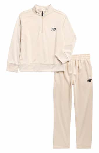 New Balance Kids' Half Zip Fleece Sweatshirt & Pants Set