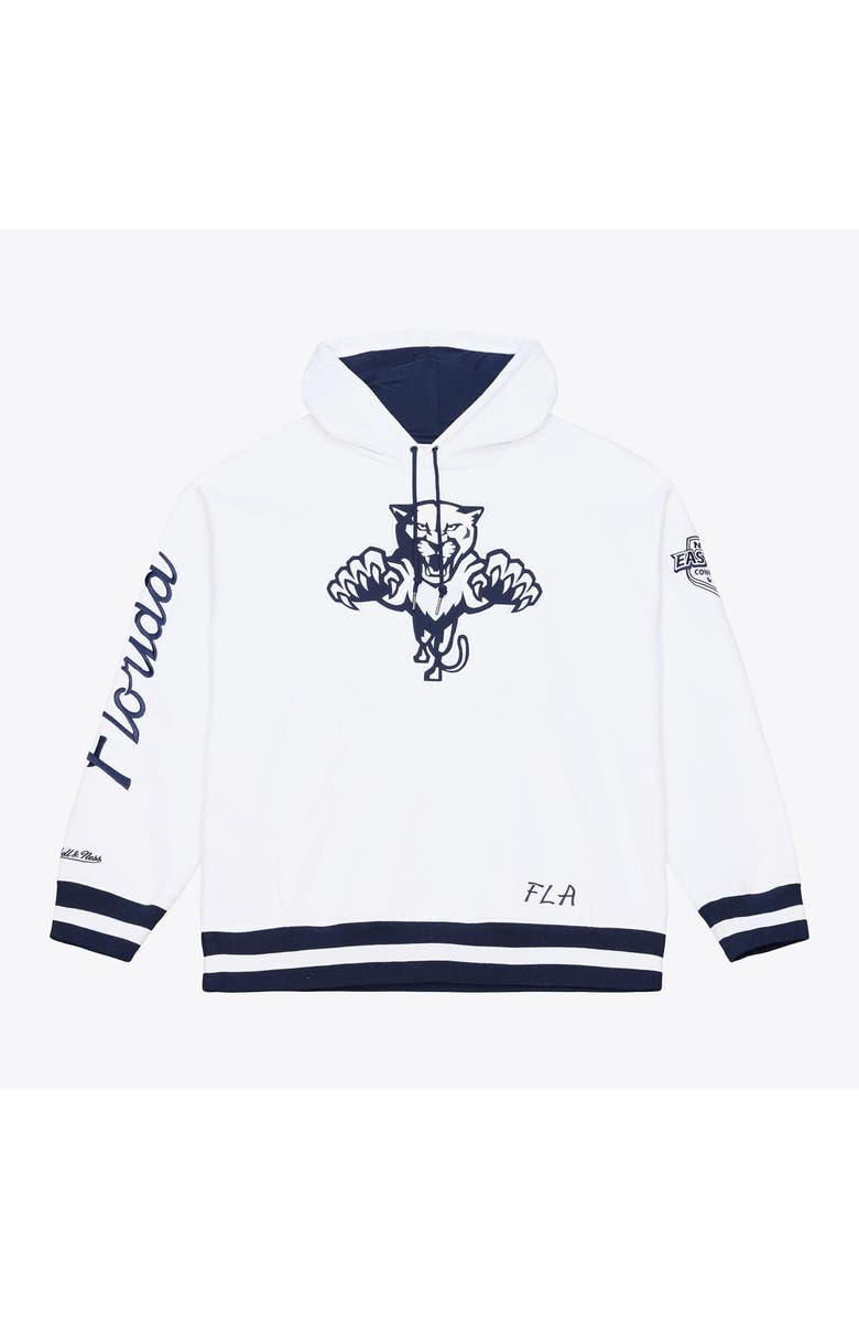 Mitchell & Ness Men's Mitchell & Ness  White Florida Panthers Arctic Fleece Hoodie, Main, color, White