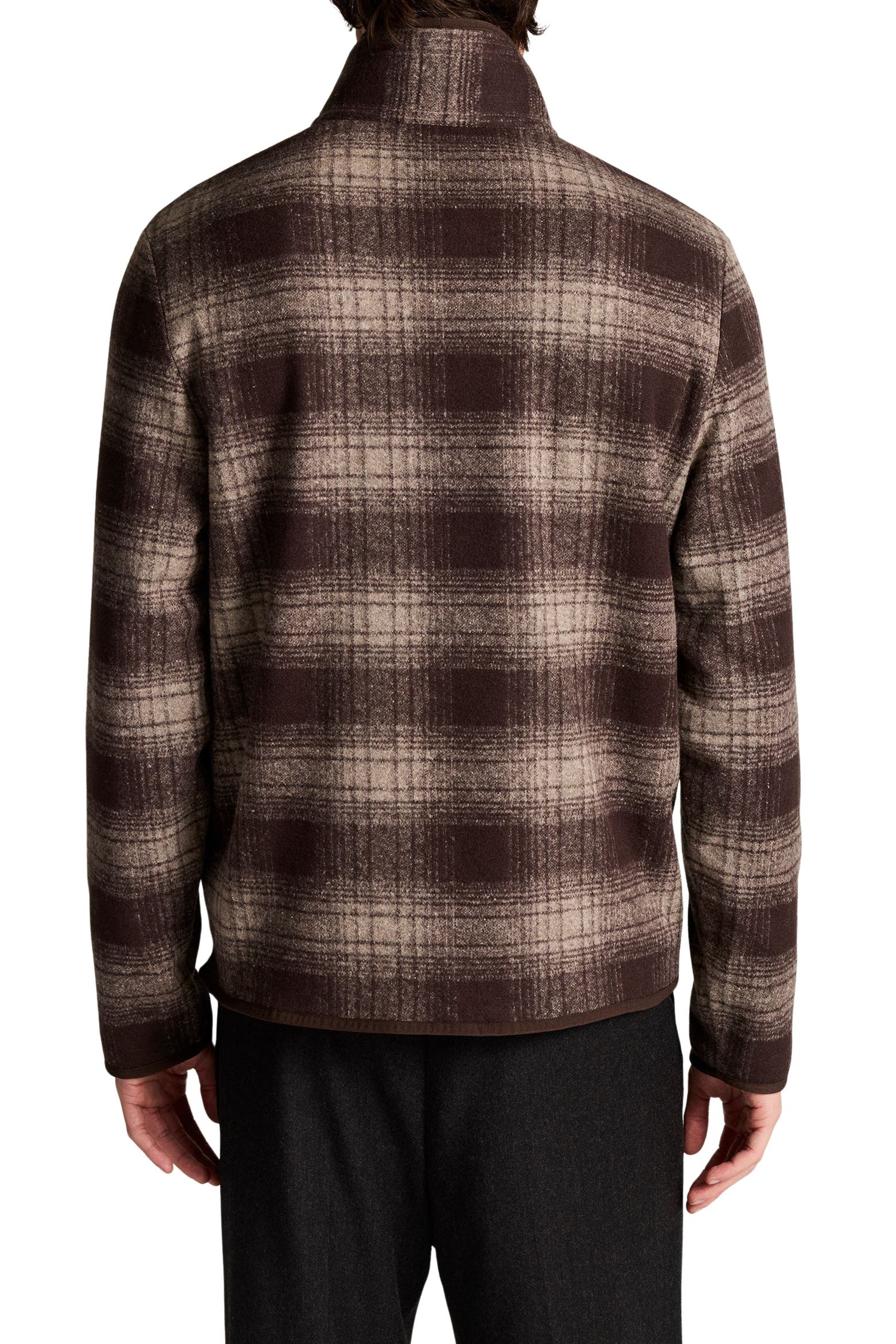 Mart Zip Code Vince Donegal Plaid Half Zip Pullover (Men) | Nordstrom