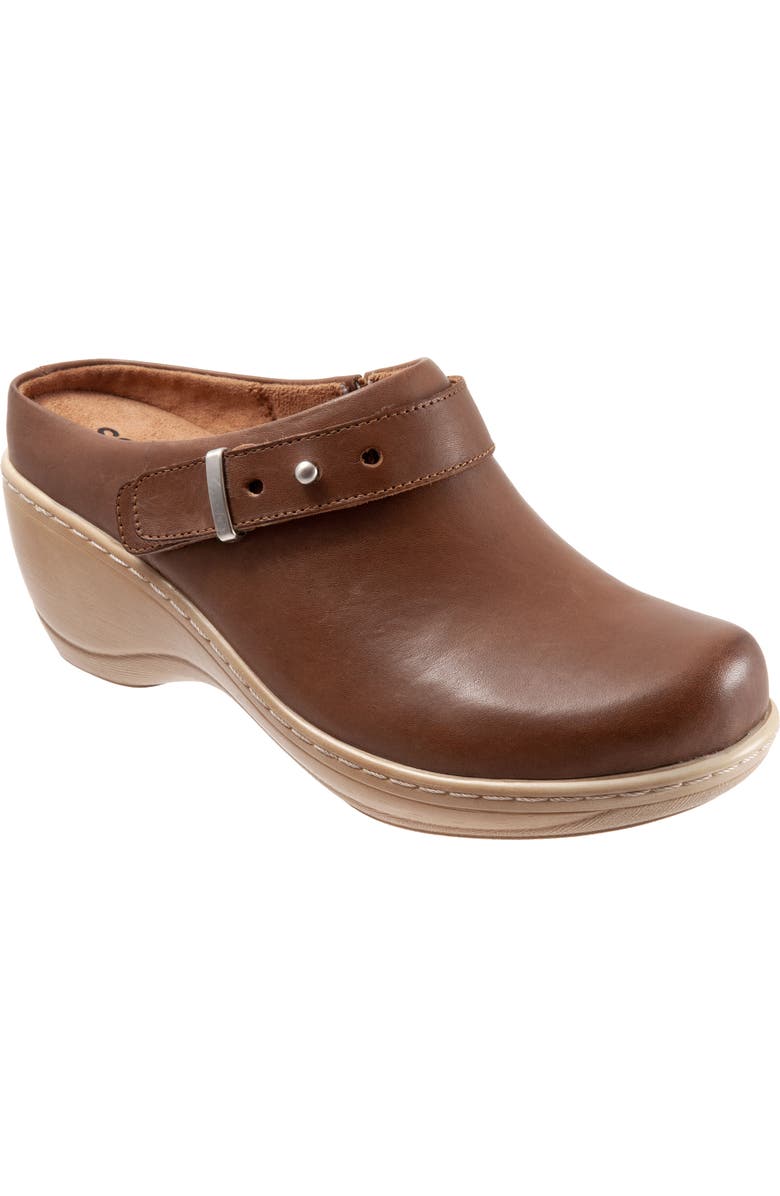SoftWalk<sup>®</sup> Marquette Clog, Main, color, Saddle Leather