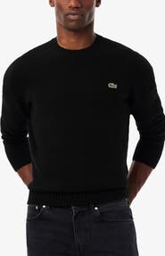 Lacoste Classic Fit Cashmere Crewneck Sweater
