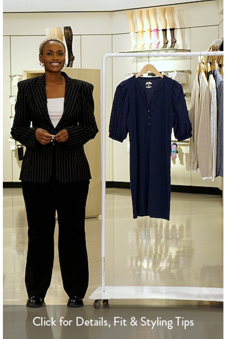 Ronson Puff Sleeve Cotton Blend Dress video