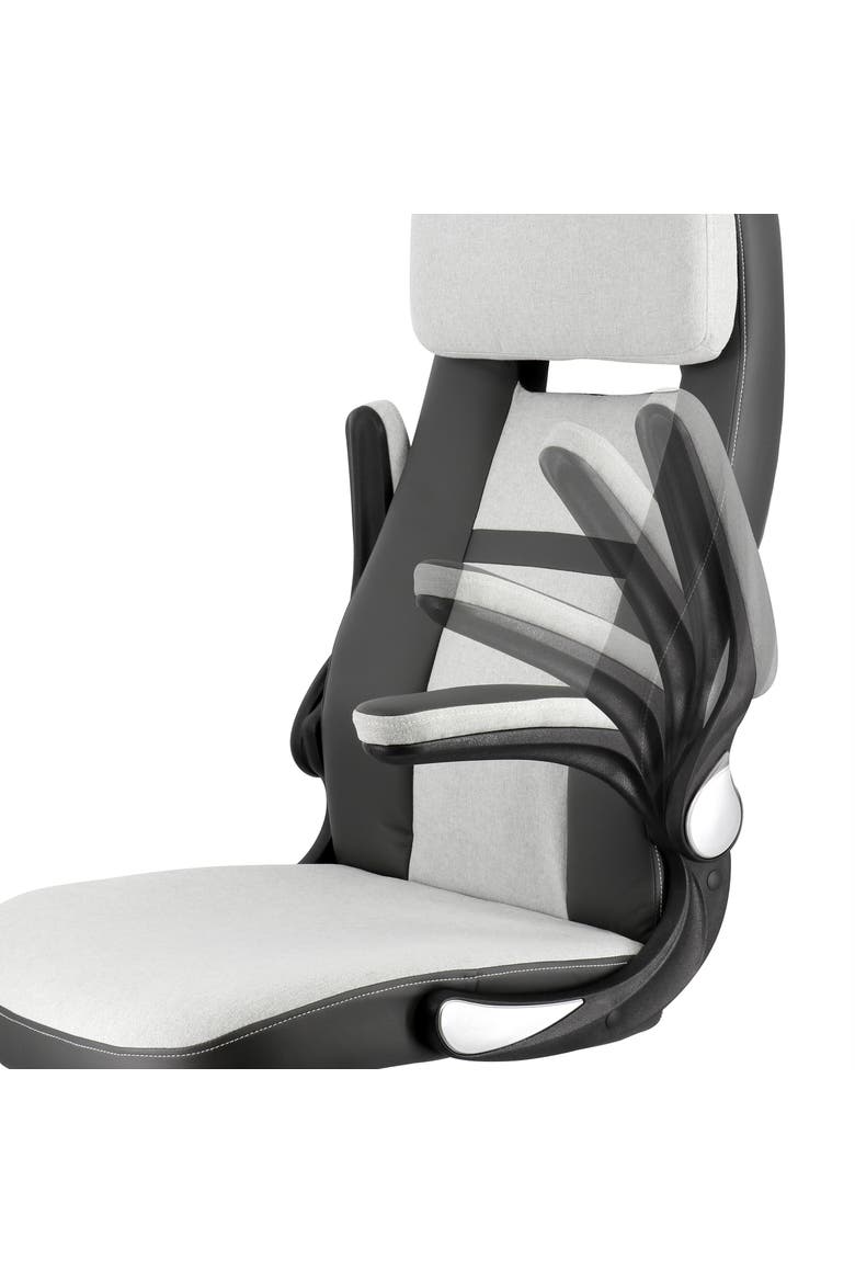 High Back Adjustable Office Chair, Alternate, color, Gray