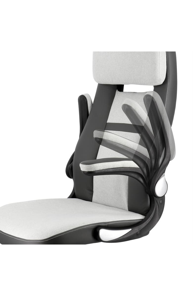 Elama High Back Adjustable Office Chair, Alternate, color, Gray