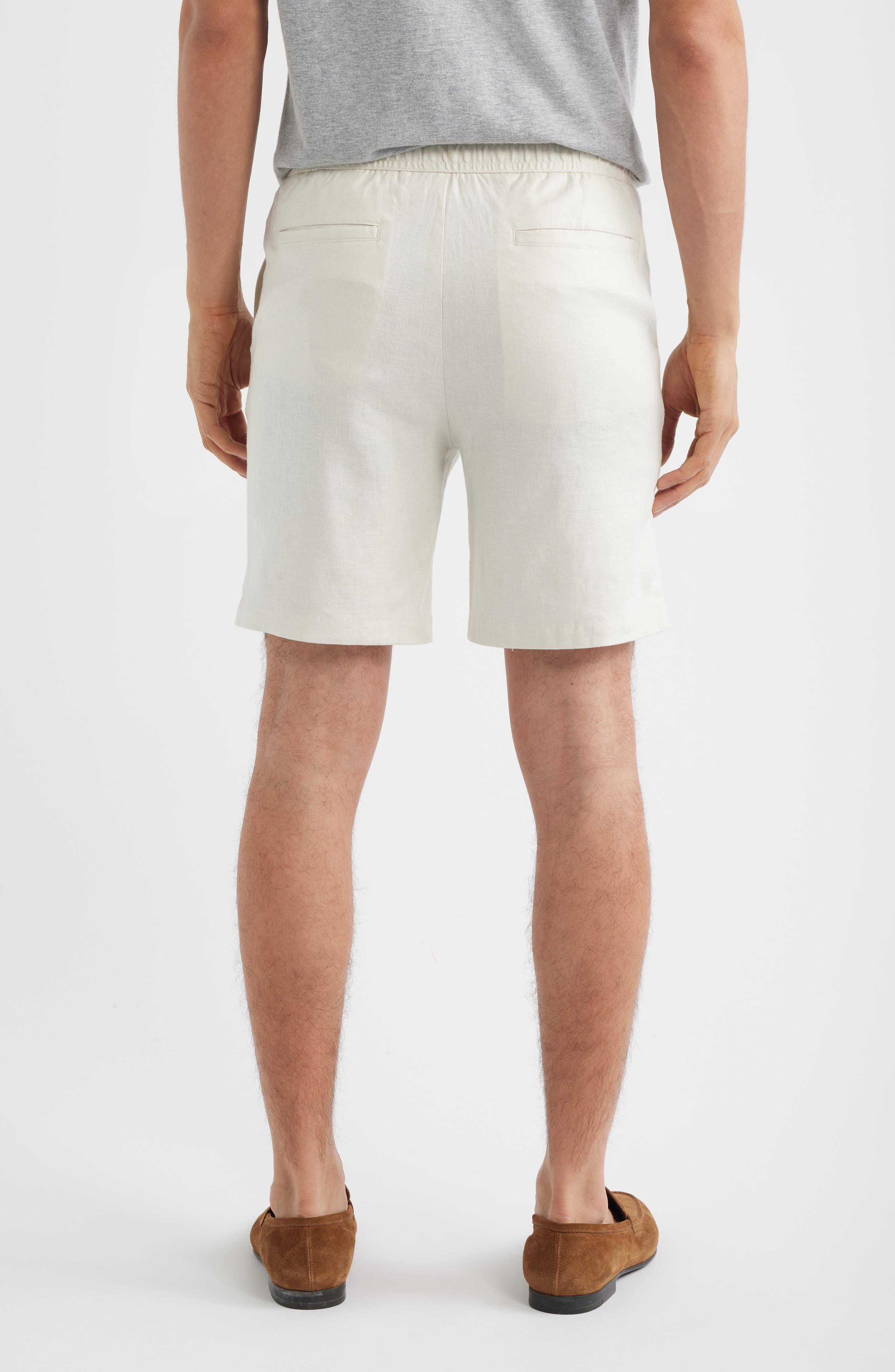 Aerolinen Linen Blend Shorts - image 2