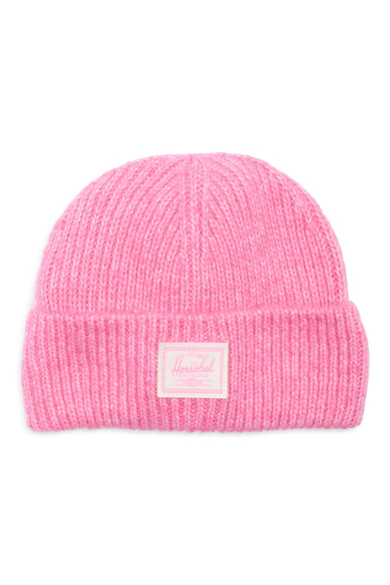 Supersoft Cuff Beanie, Main, color, HEATHERED STRAWBERRY