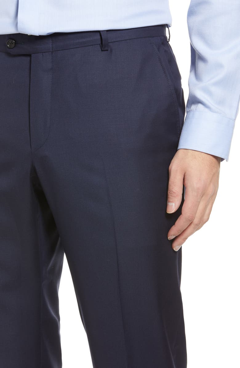 Heritage Gold Honeyway Flat Front Wool Dress Pants, Alternate, color,