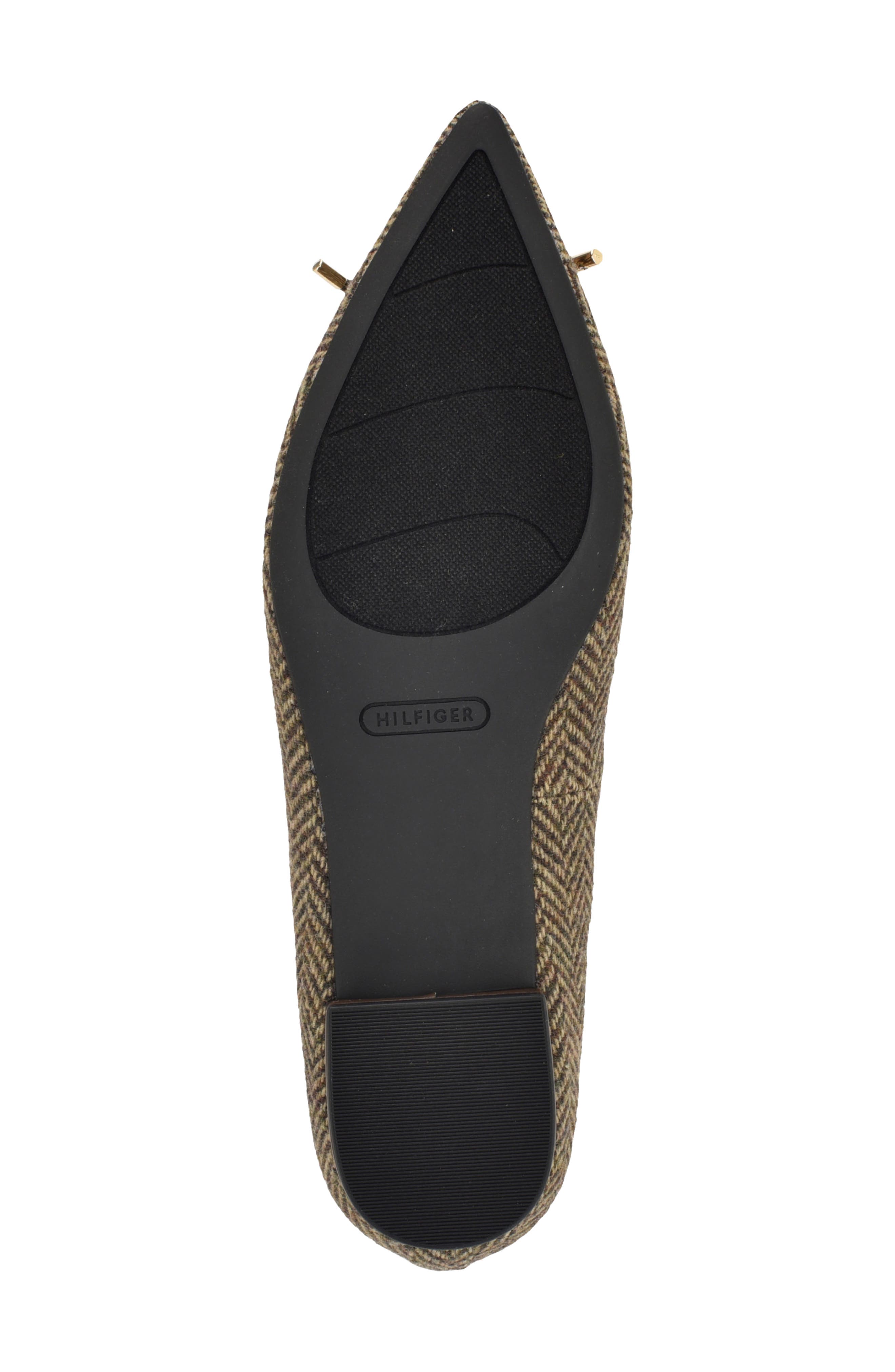 Kimio Pointed Toe Flat, Alternate, color, MEDIUM NATURAL