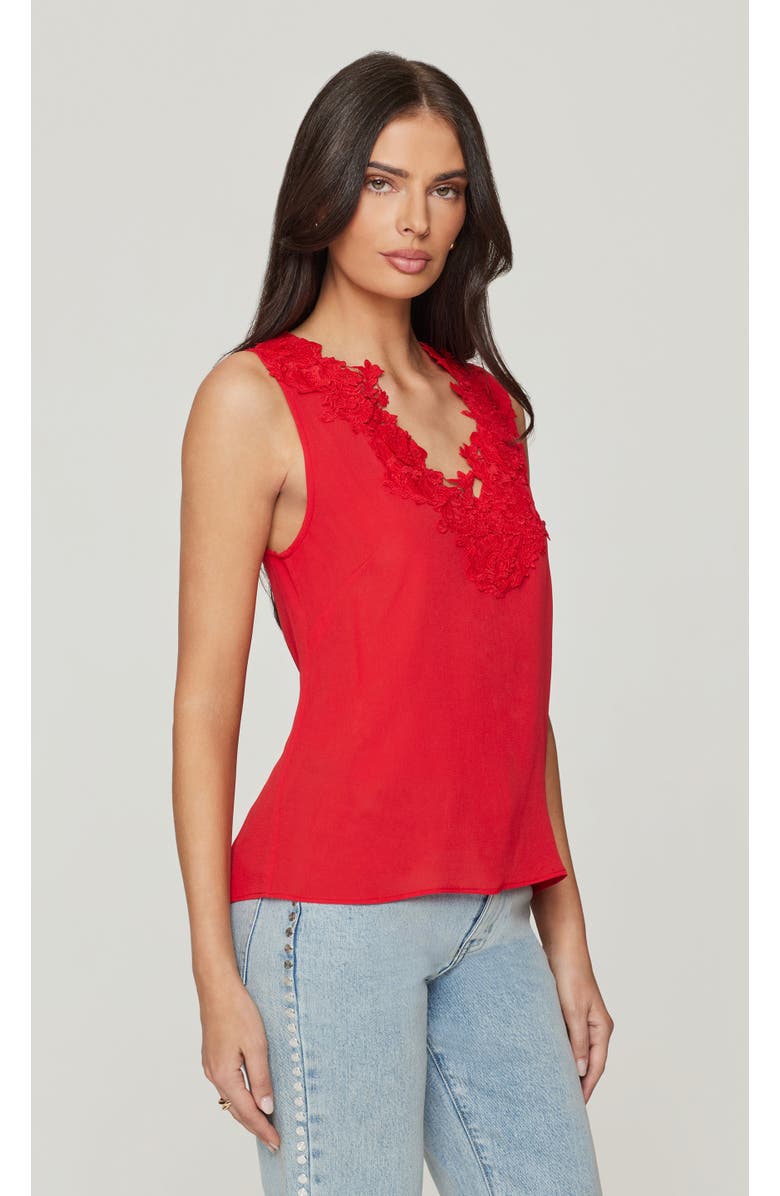 Generation Love Adiha Lace Combo Blouse, Alternate, color, Cherry
