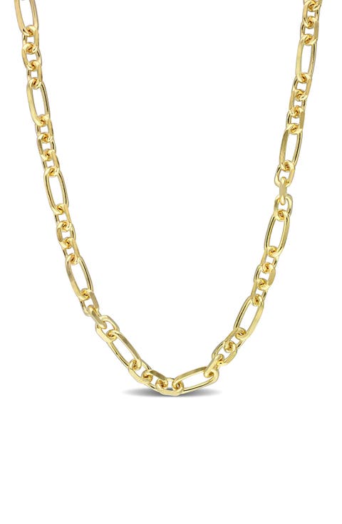 Men's Figaro Link Chain Necklace