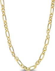 DELMAR Men's Figaro Link Chain Necklace