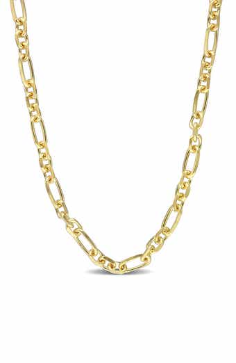 DELMAR Men's Figaro Link Chain Necklace