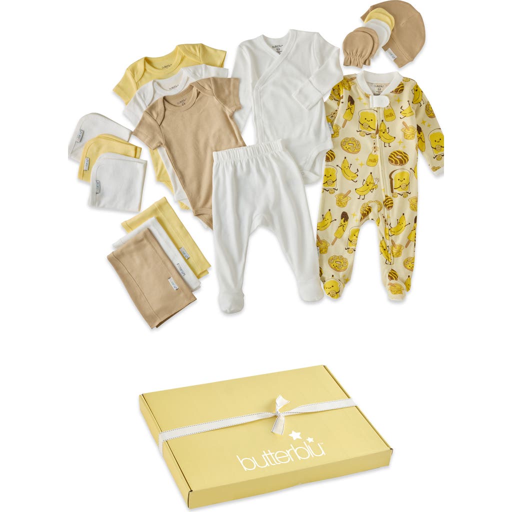 Butterblu Sweet Beginnings 19-piece Baby Gift Set In Multi
