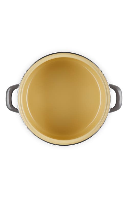 Le Creuset Enameled Stainless Steel Petite Stock Pot In Oyster