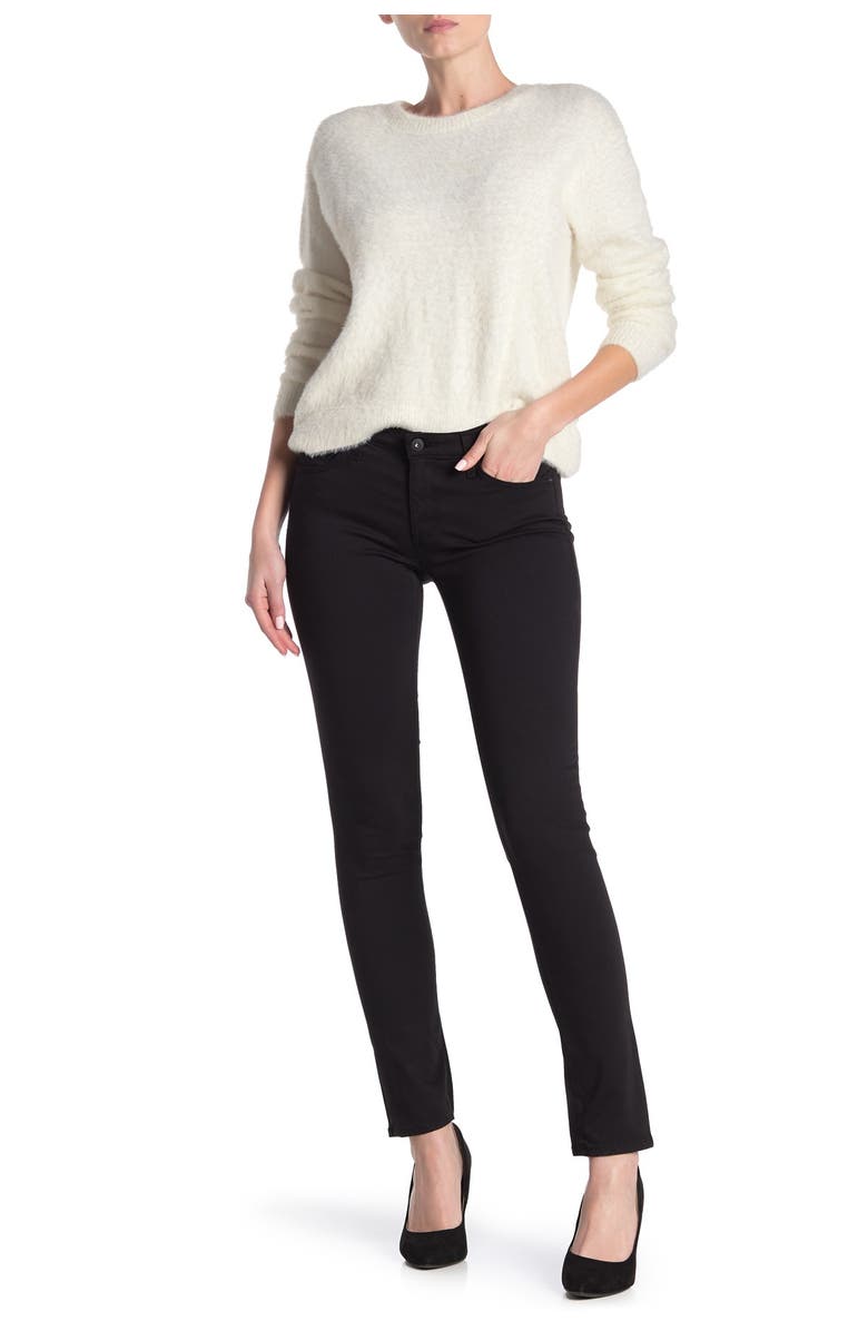 AG Stilt Cigarette Leg Pants, Alternate, color, Sba Black