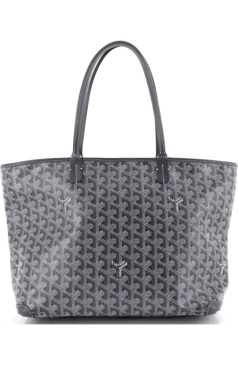 Pre-Owned Goyard Artois Tote Coated Canvas PM, Main, color, Gray