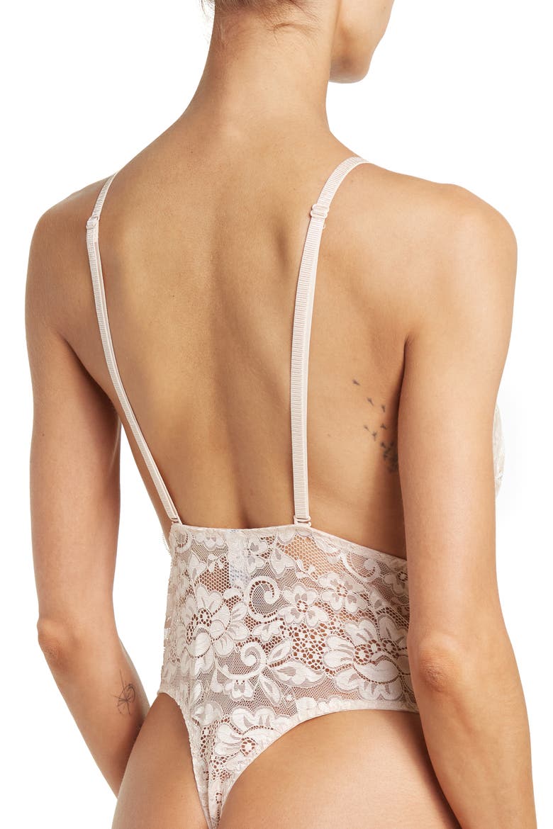 Lace Bodysuit, Alternate, color, BLUSH