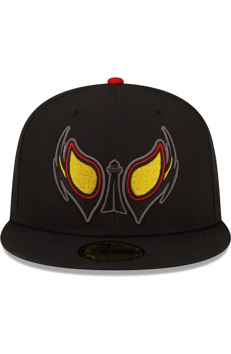 New Era Men's New Era Black Reading Phillies Copa De La Diversion 59FIFTY Fitted Hat, Alternate, color, Black