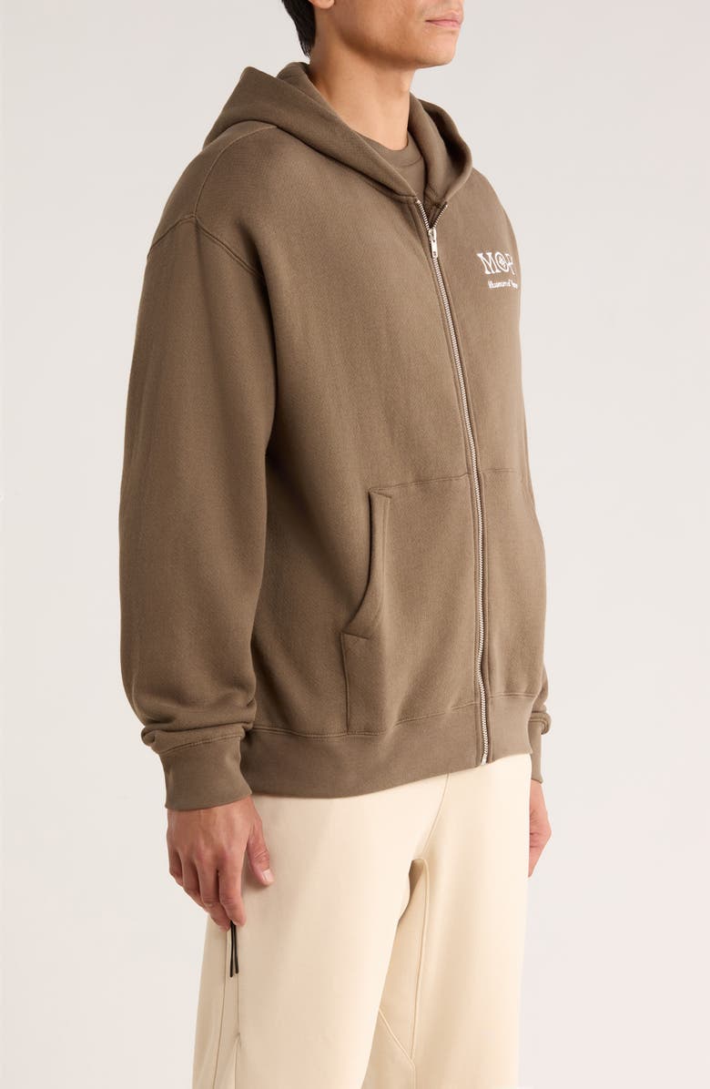 Museum of Peace & Quiet Southwest Cotton Fleece Zip Hoodie, Alternate, color, Brown