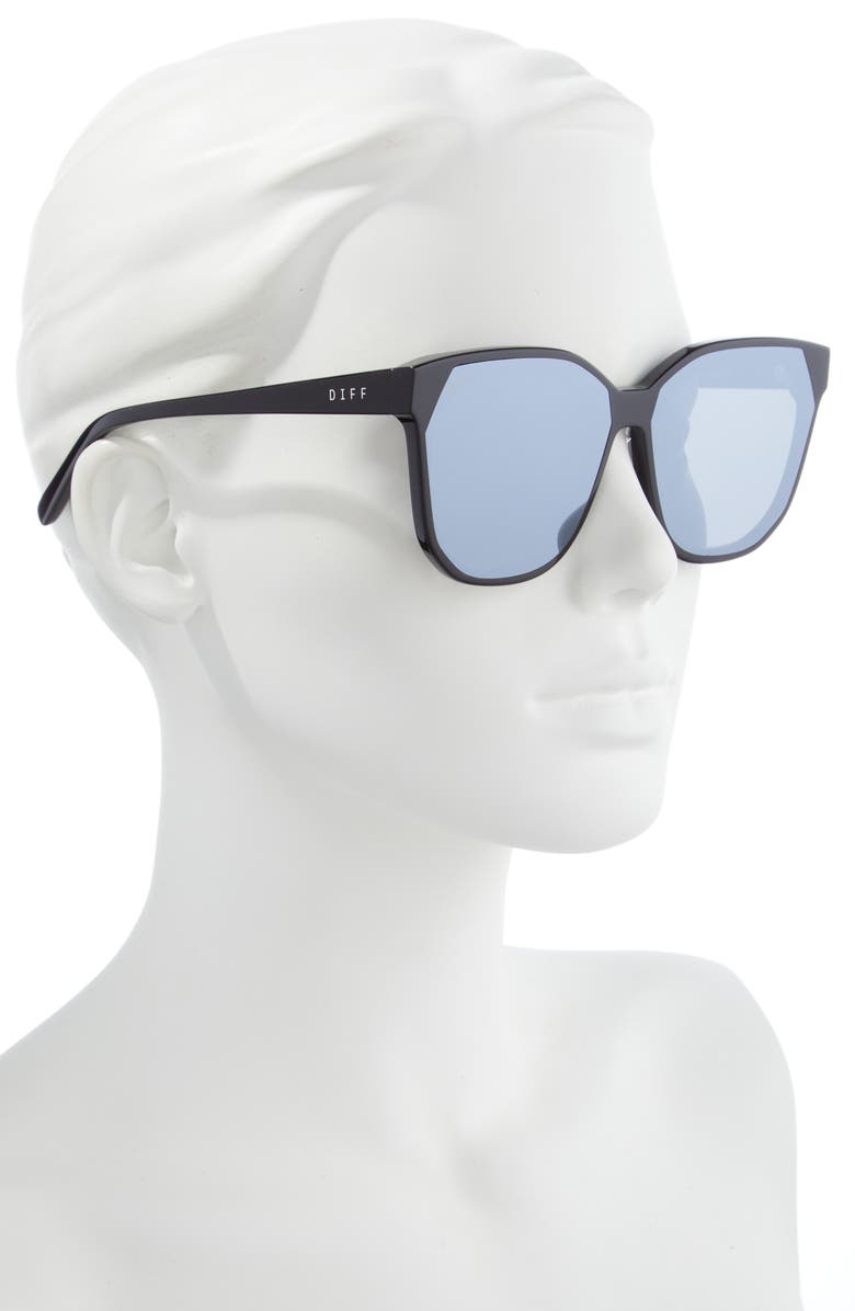 DIFF Gia 62mm Oversize Cat Eye Sunglasses, Alternate, color, 