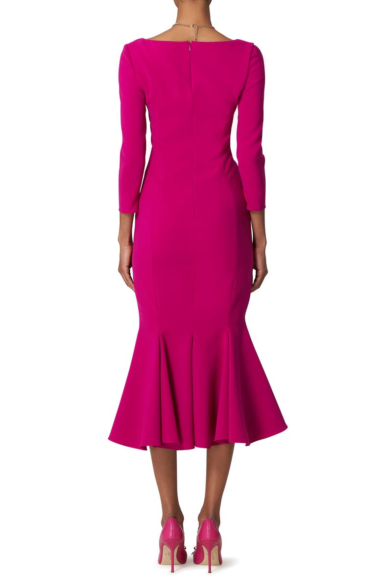 Carolina Herrera Trumpet Hem Dress, Alternate, color, 