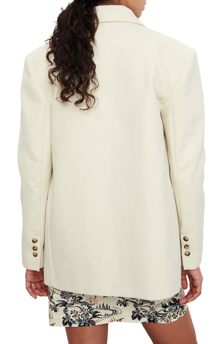 ba&sh Cesar Double Breasted Cotton Blazer, Alternate, color,