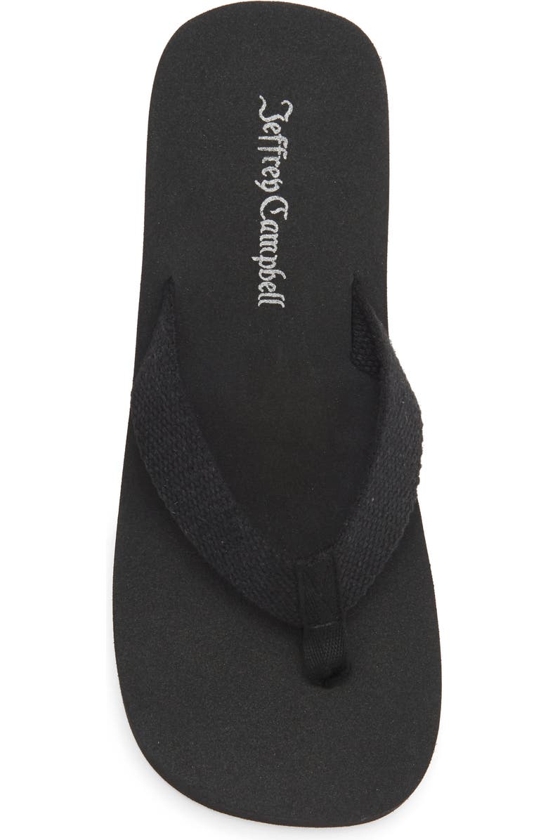 Jeffrey Campbell Astria Platform Wedge Sandal, Alternate, color, Black