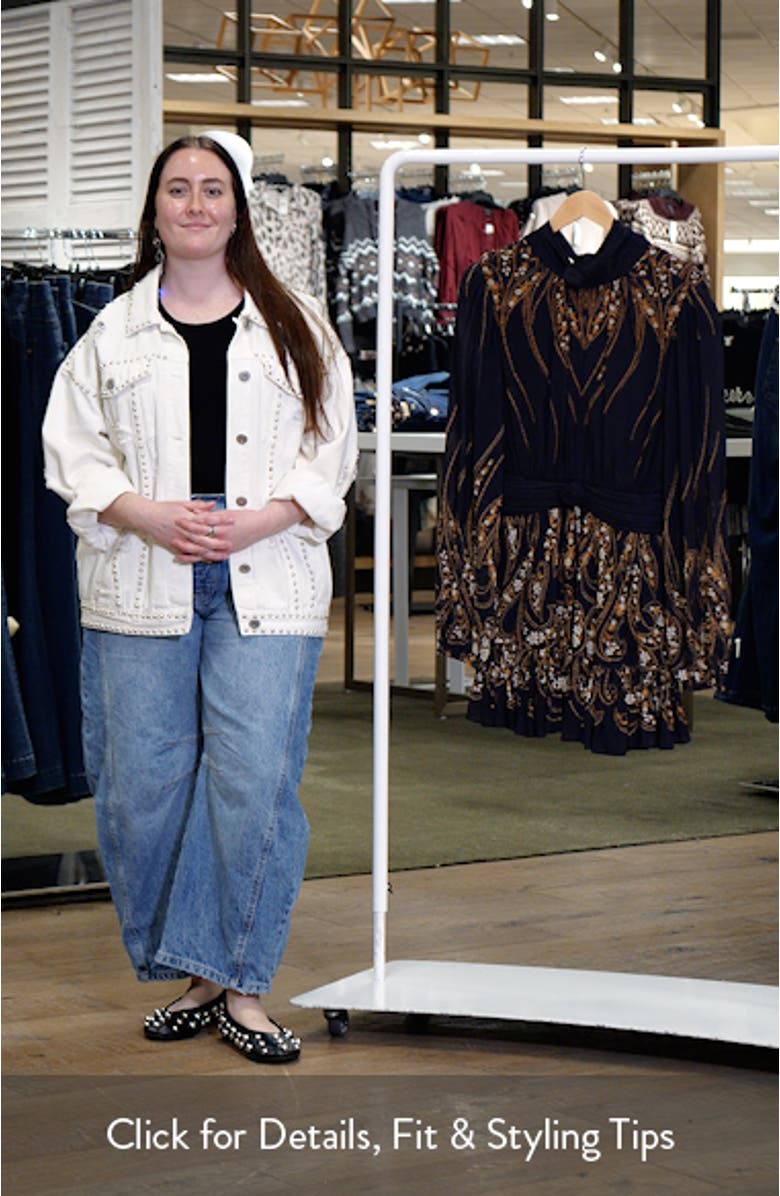 Garden Silhouette Long Sleeve Dress, sales video thumbnail