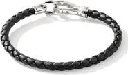 John Hardy Men's Braided Leather Bracelet