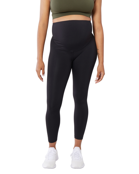 The All-Stage Performance Support ⅞ Maternity Black Legging