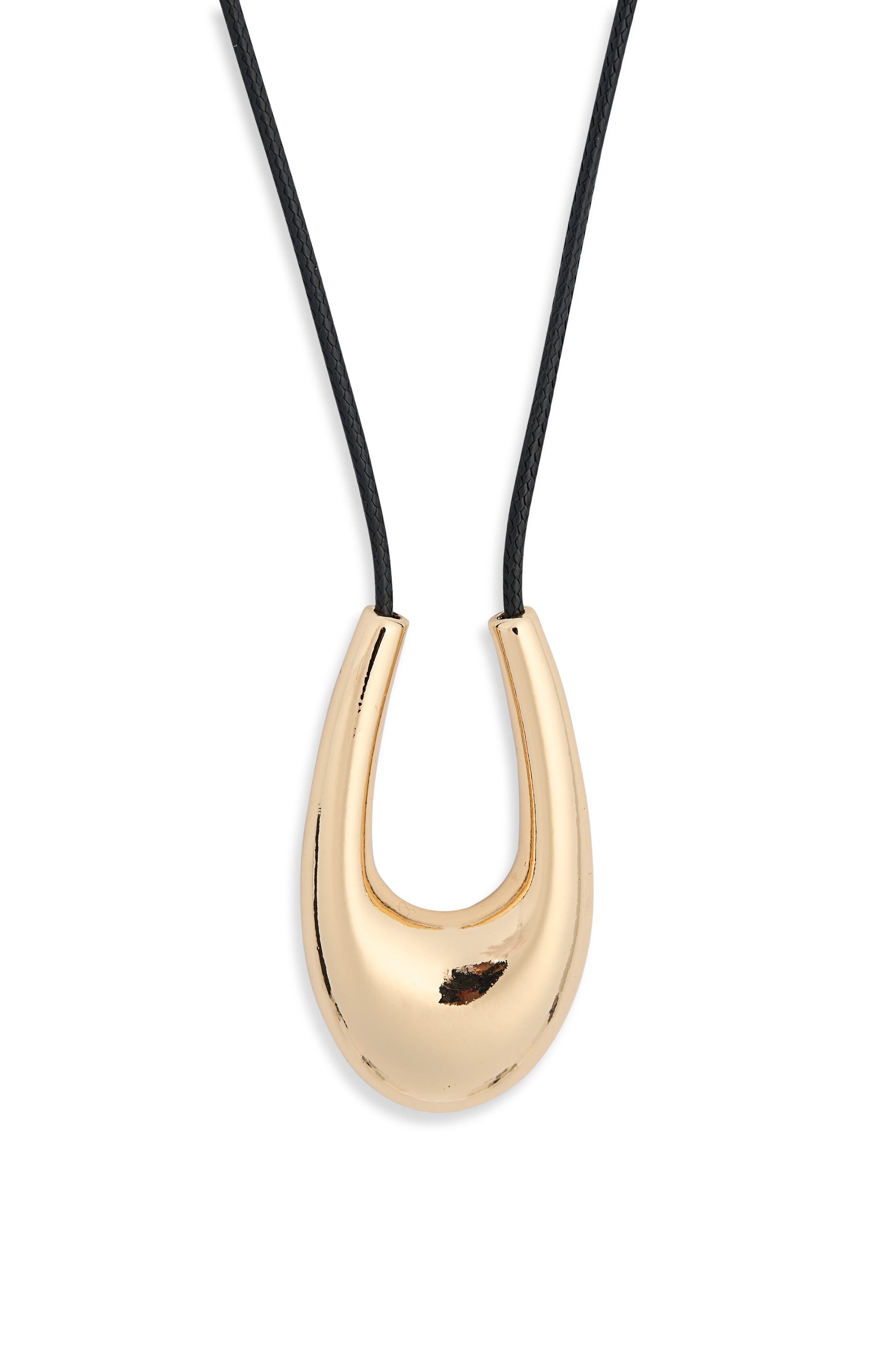 Corded Pendant Necklace