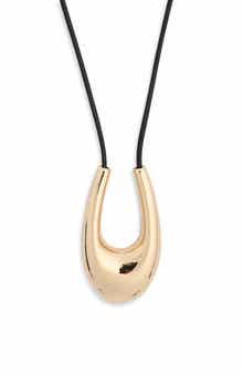 Corded Pendant Necklace