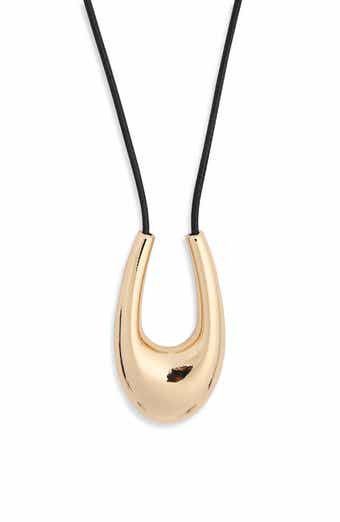 Corded Pendant Necklace