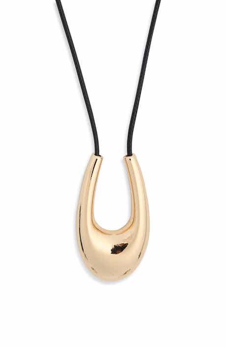 Corded Pendant Necklace