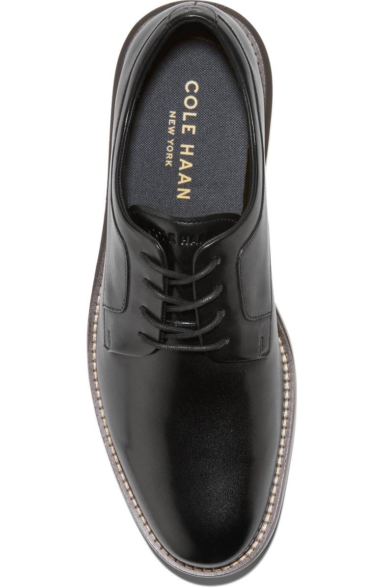 Cole Haan Grand Neoclassic Plain Toe Derby, Alternate, color, Black / Dk Natural