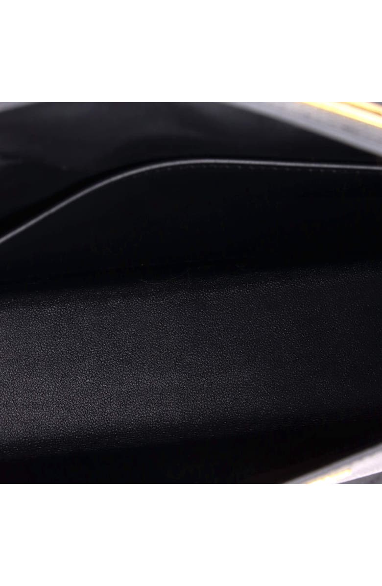 Pre-Owned Hermes Kelly Elan Shoulder Bag Epsom, Alternate, color, Noir