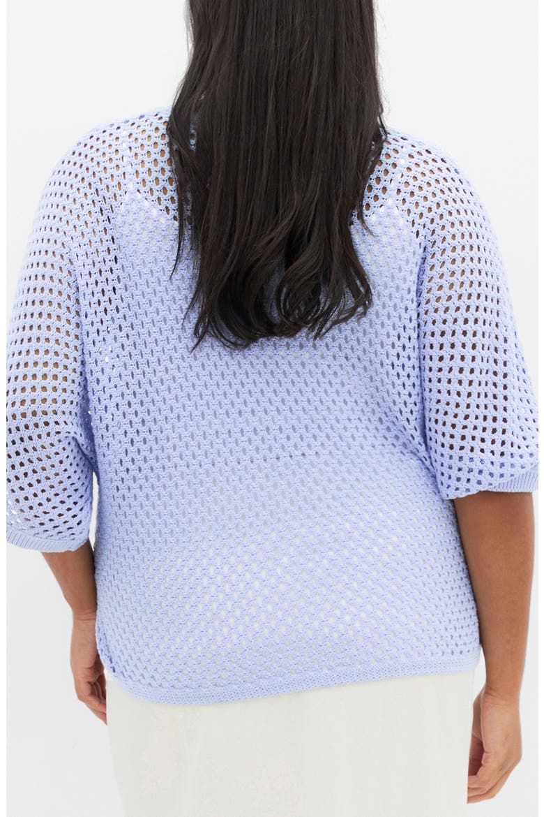Open Stitch Sweater, Alternate, color, SOFT BLUE