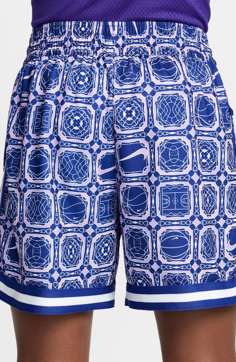 Nike Kids' Dri-FIT DNA 24 Knit Shorts, Alternate, color, Deep Night/ White