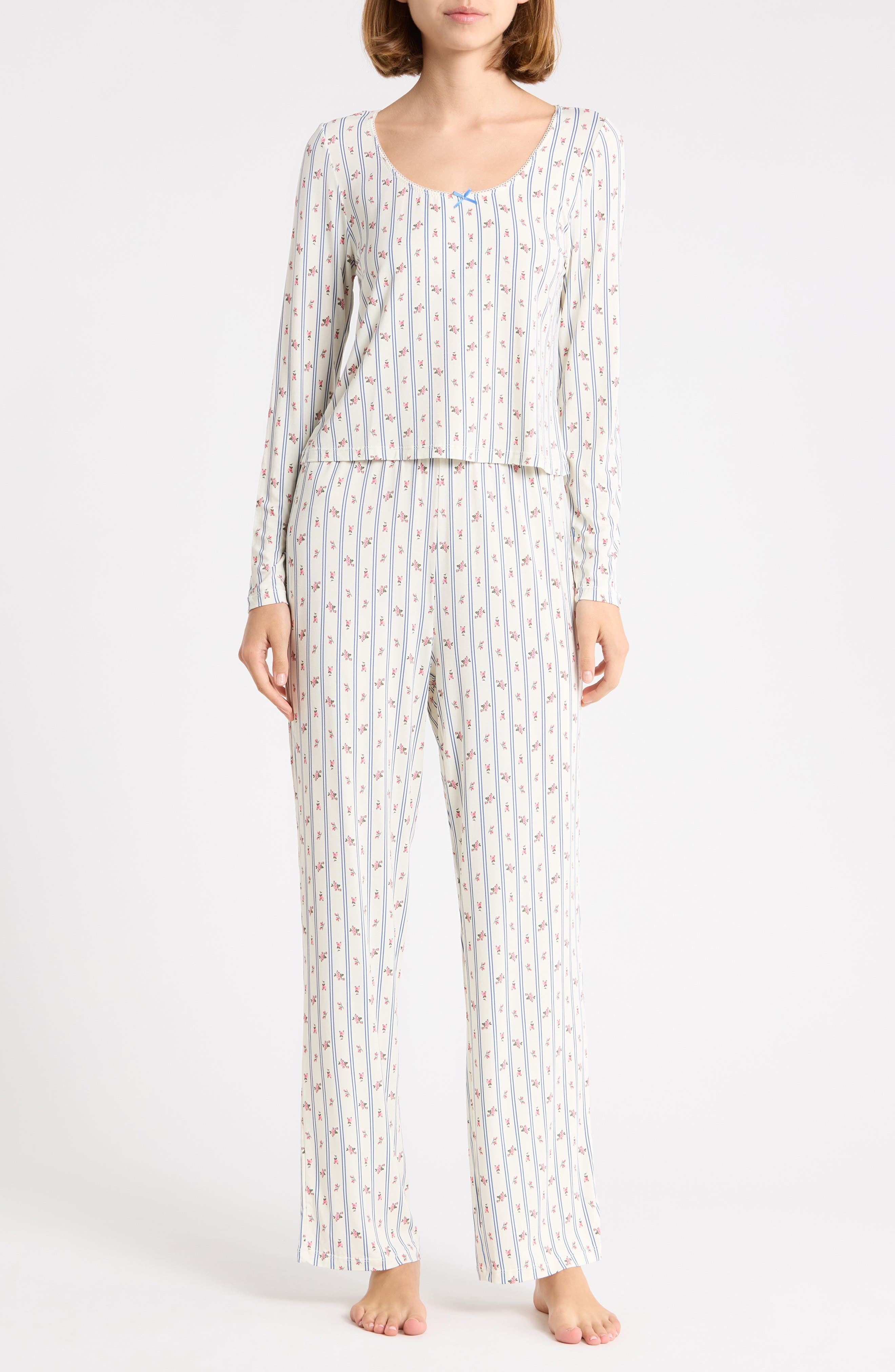 After Hours Long Sleeve Top & Pants Pajamas