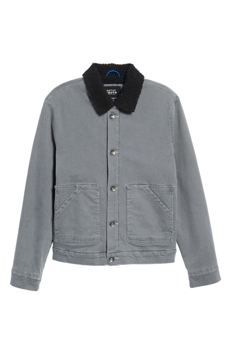 Native Youth Heyes Denim Jacket, Alternate, color, 