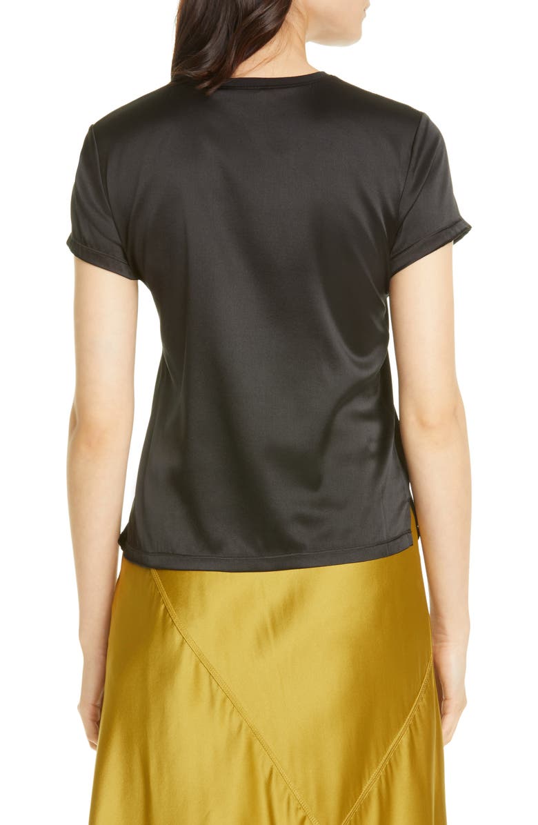 ATM Anthony Thomas Melillo Stretch Silk T-Shirt, Alternate, color, 