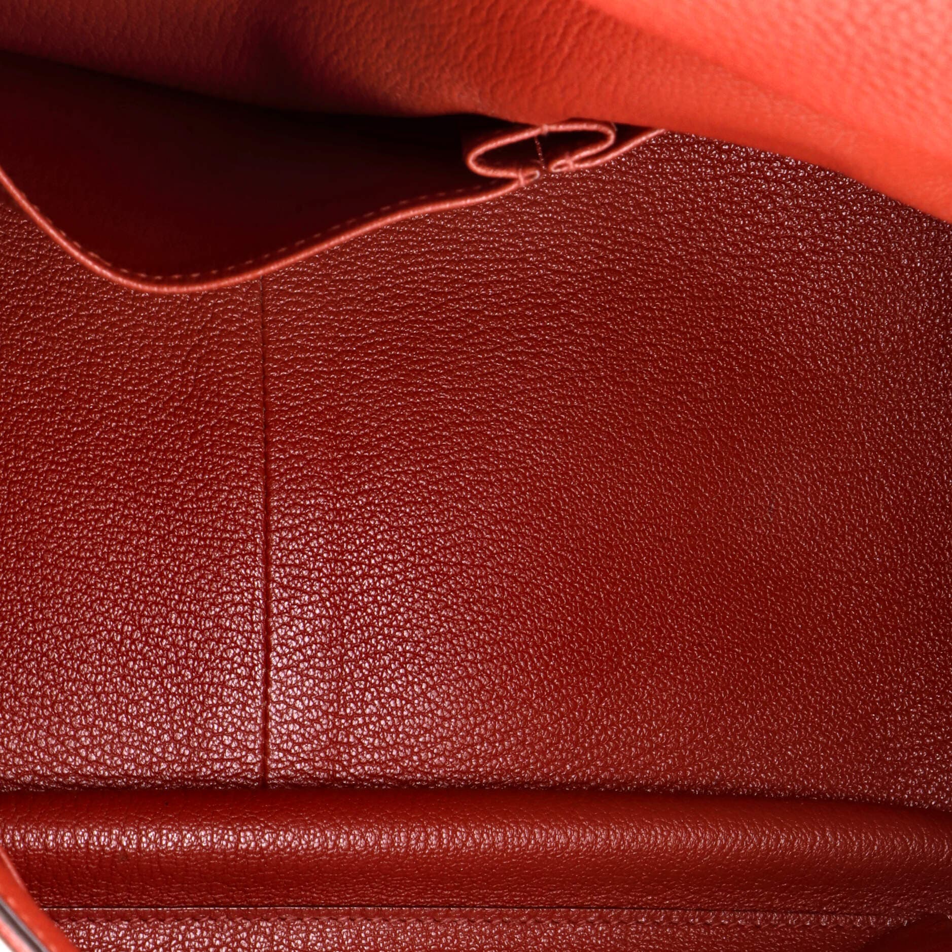 Pre-Owned Hermes Jypsiere Bag Clemence 34, Alternate, color, Brique