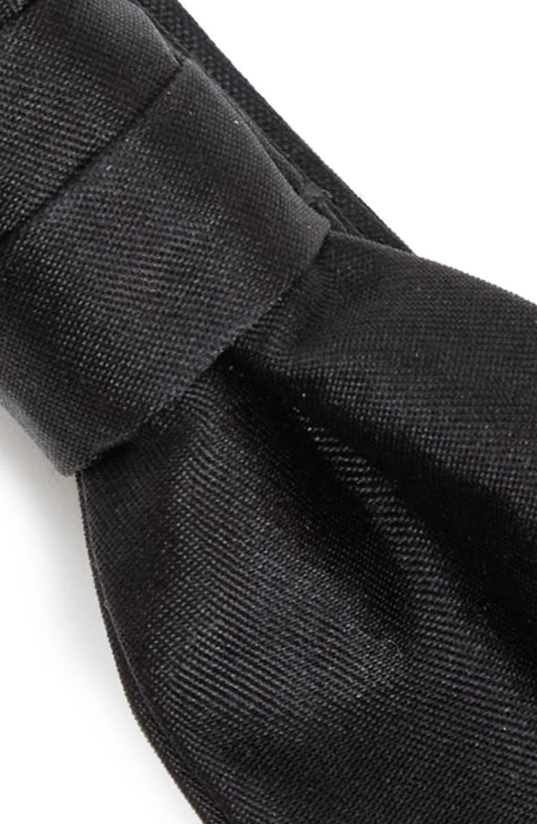 BOSS Pre-Tied Silk Bow Tie, Alternate, color, Black